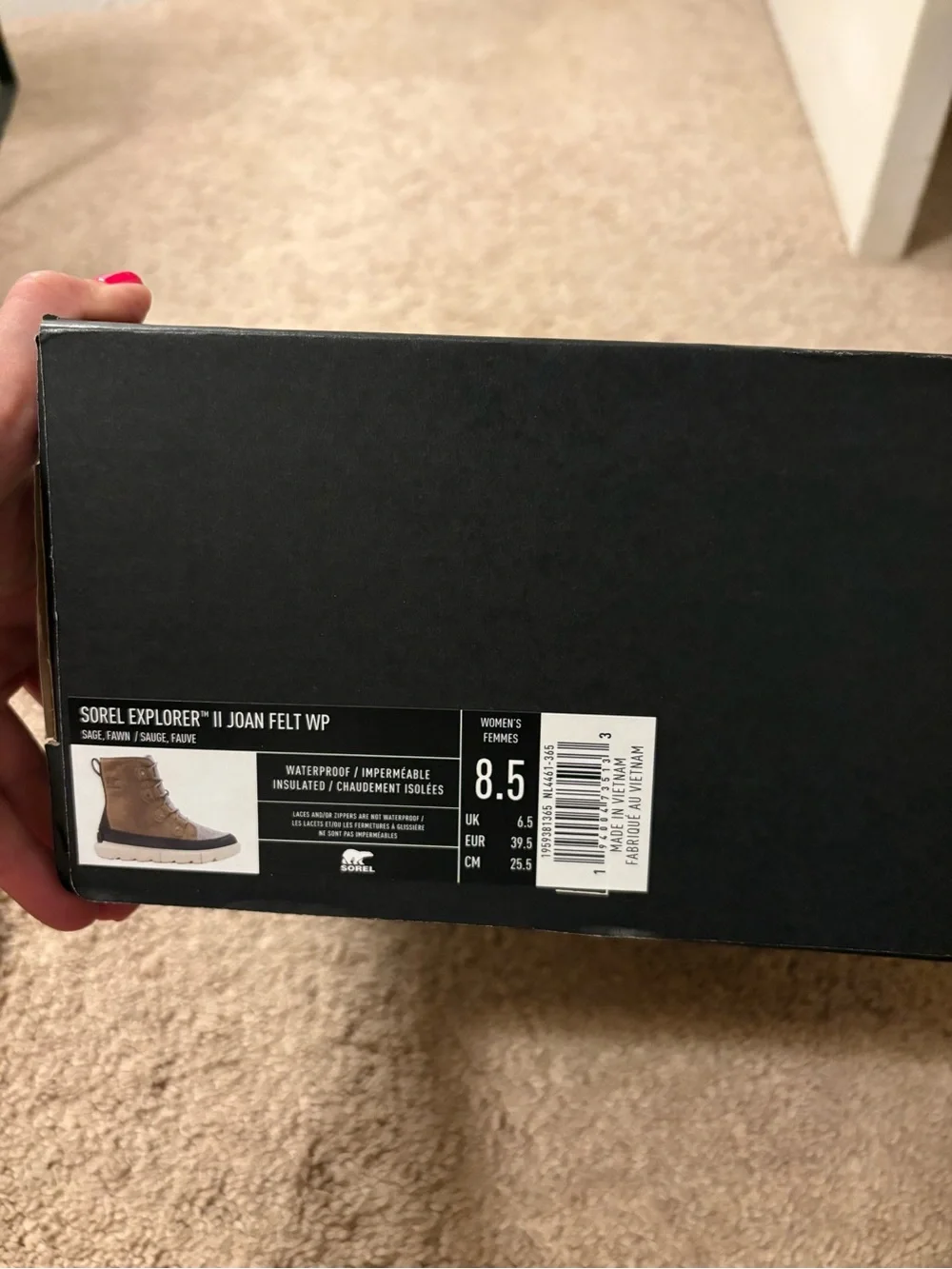 Sorel Explorer II Joan Felt WP